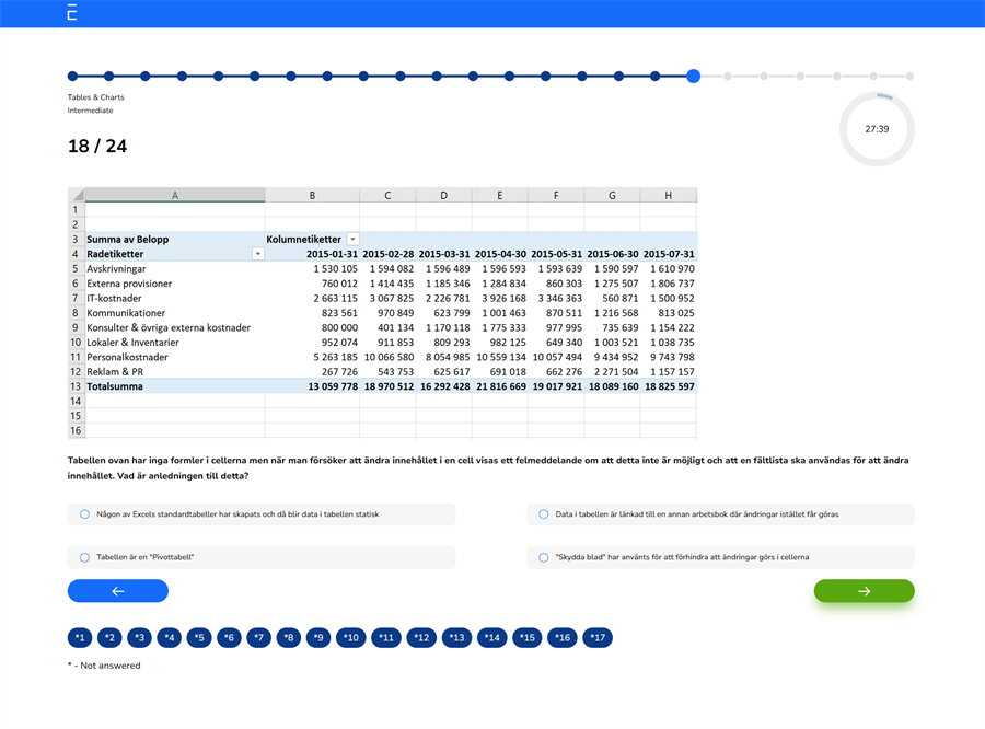Bild Tables & Charts - Nya plattformen