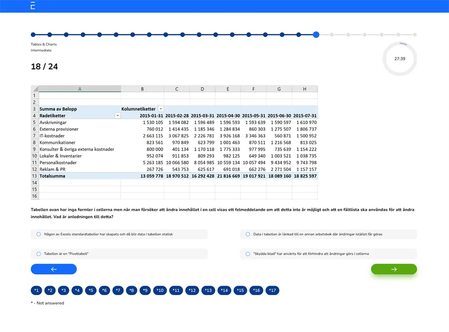 Bild Tables & Charts - Nya plattformen